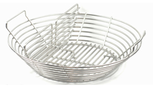 big joe kick ash basket with ceramic grills store's basket divider offset in basket