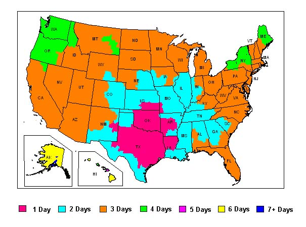 fedex zone chart origin form zip code 32805